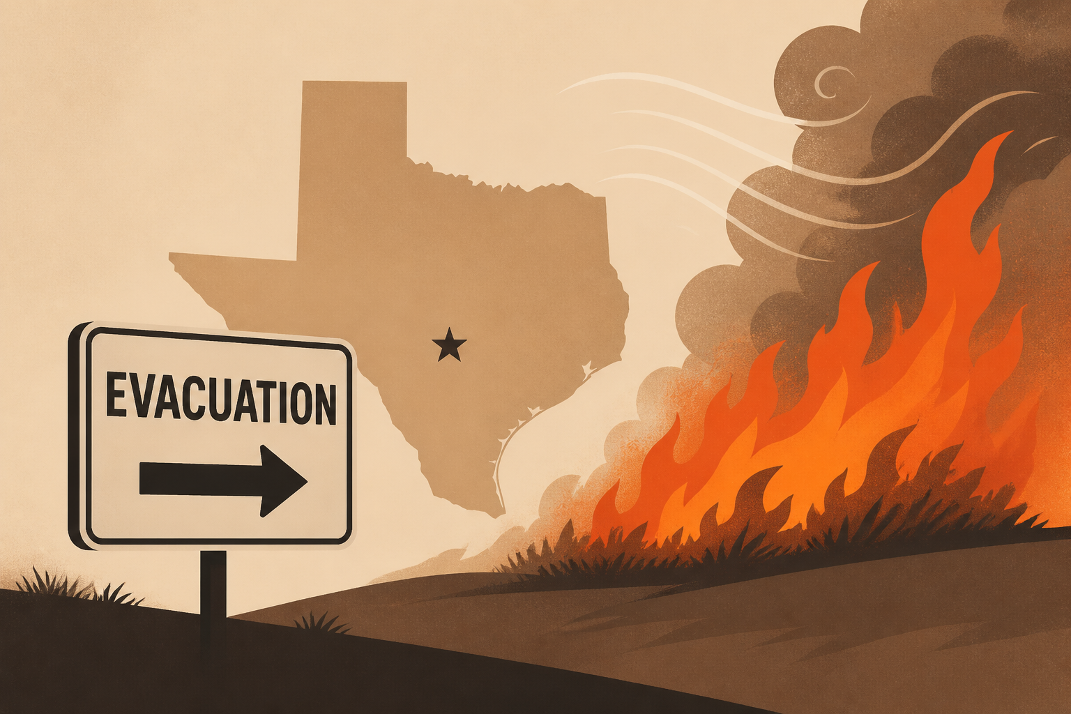 Evacuations ordered as wind-whipped Ross Fire in Texas grows to 80,000 acres