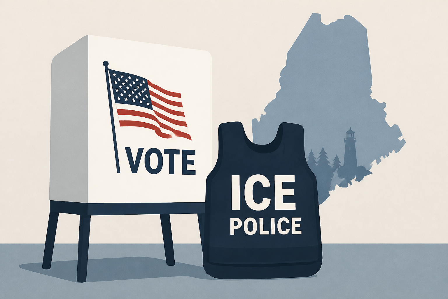 Maine GOP governor nominee wants ICE agents at polling places