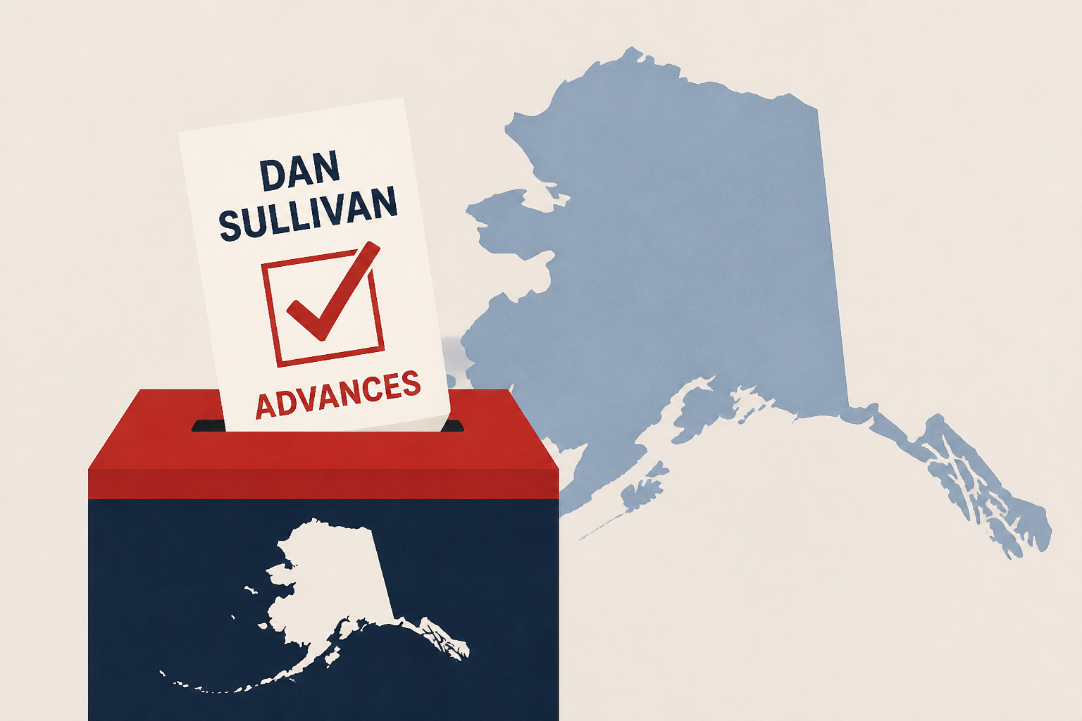 Republican with same name as incumbent Dan Sullivan advances from Alaska U.S. Senate primary