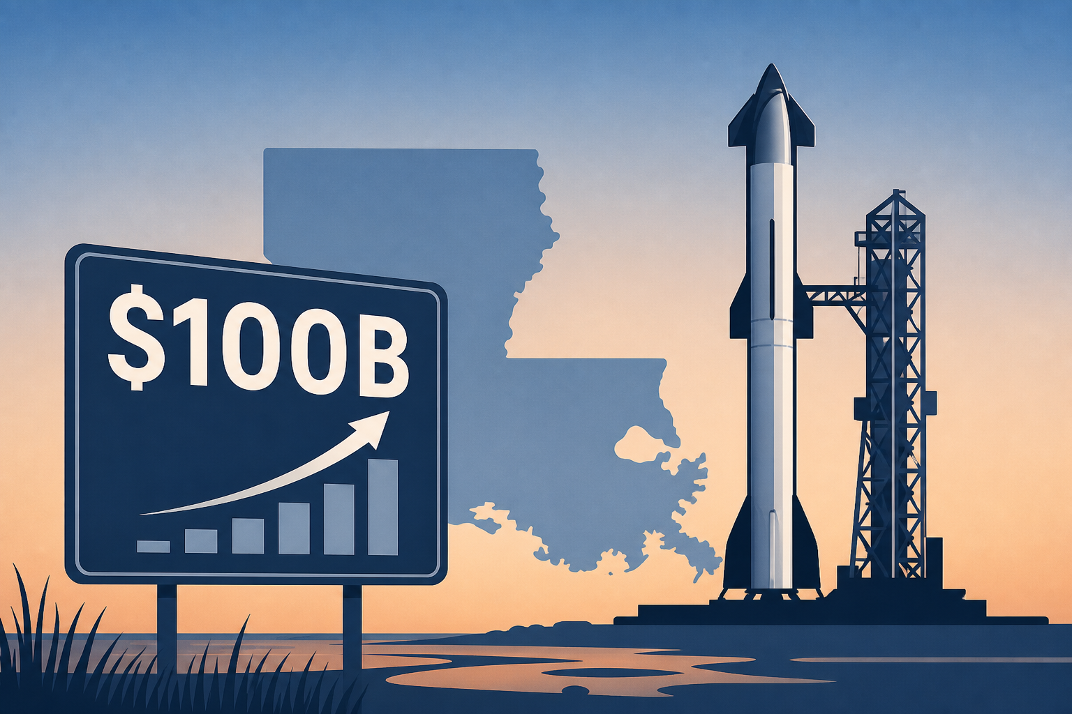SpaceX plans $100B Louisiana launch site for Starship rockets