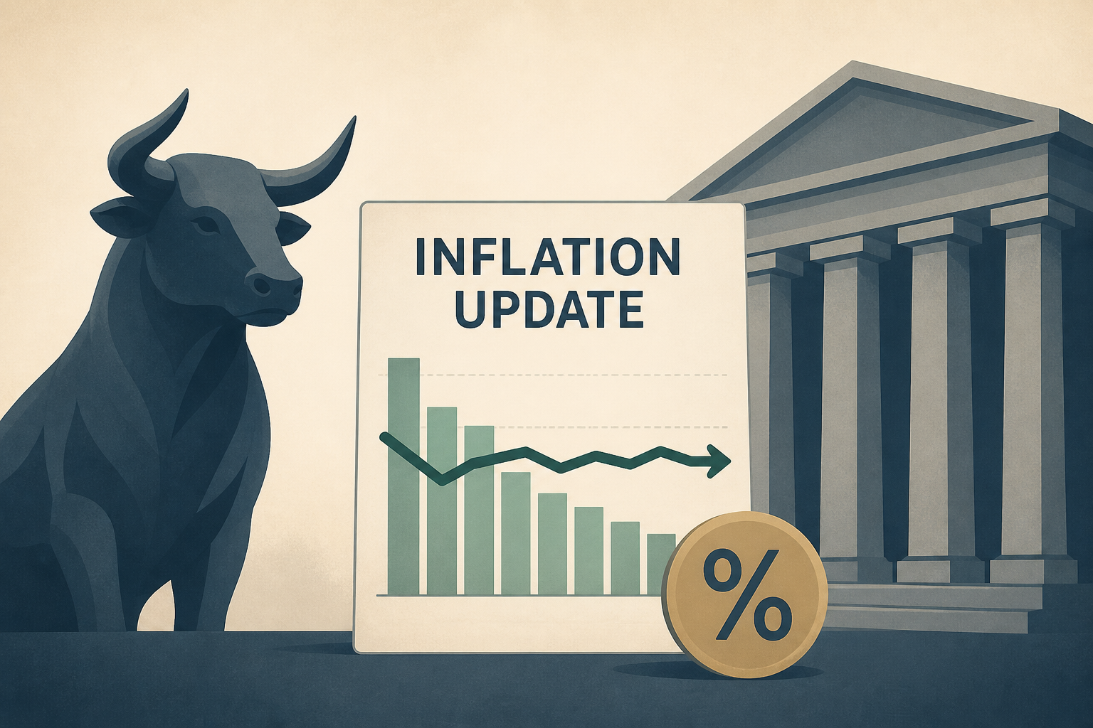 Wall Street holds mostly steady following the latest update on inflation