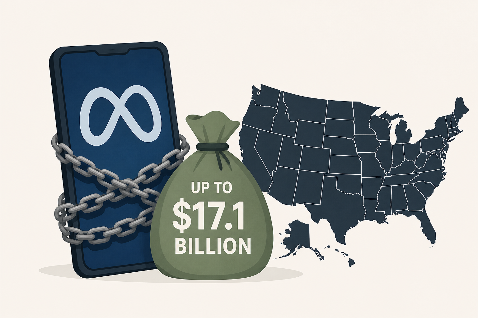 Meta settles social media addiction suit with states for up to $17.1 billion