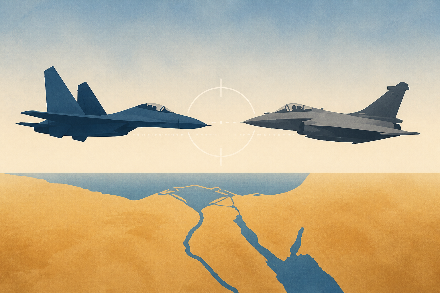 A Chinese J-16 Fighter Went Head-to-Head With a French Dassault Rafale for the First Time in History, and It Happened Over Egypt