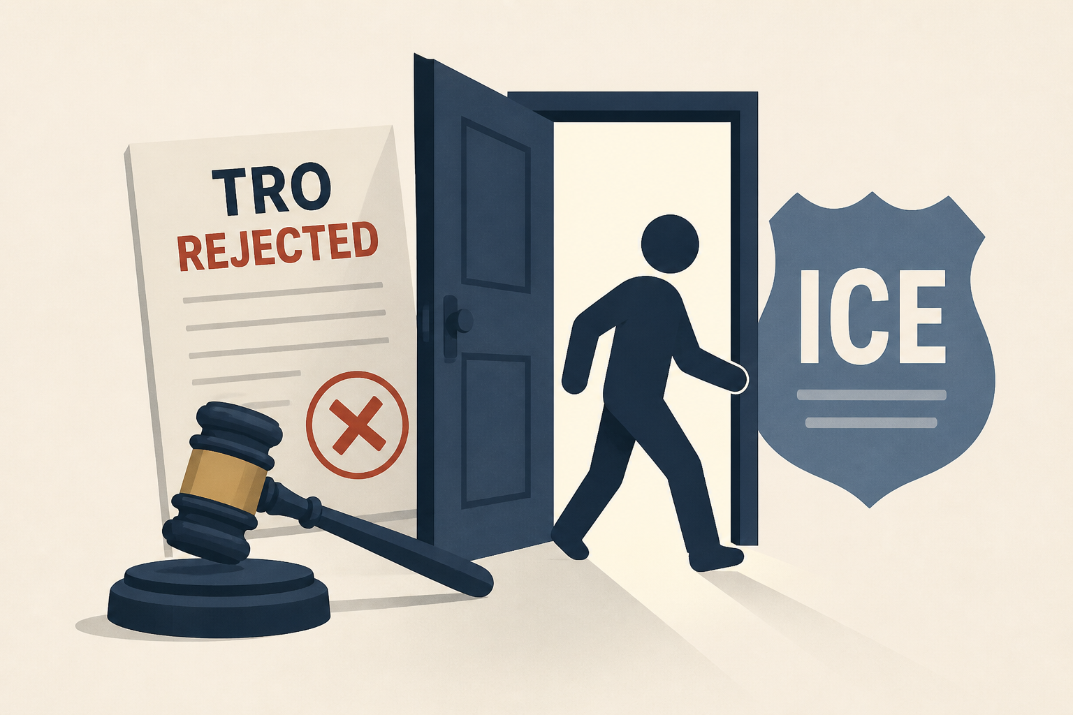 ICE agent Christian Castro set for release after judge rejects TRO