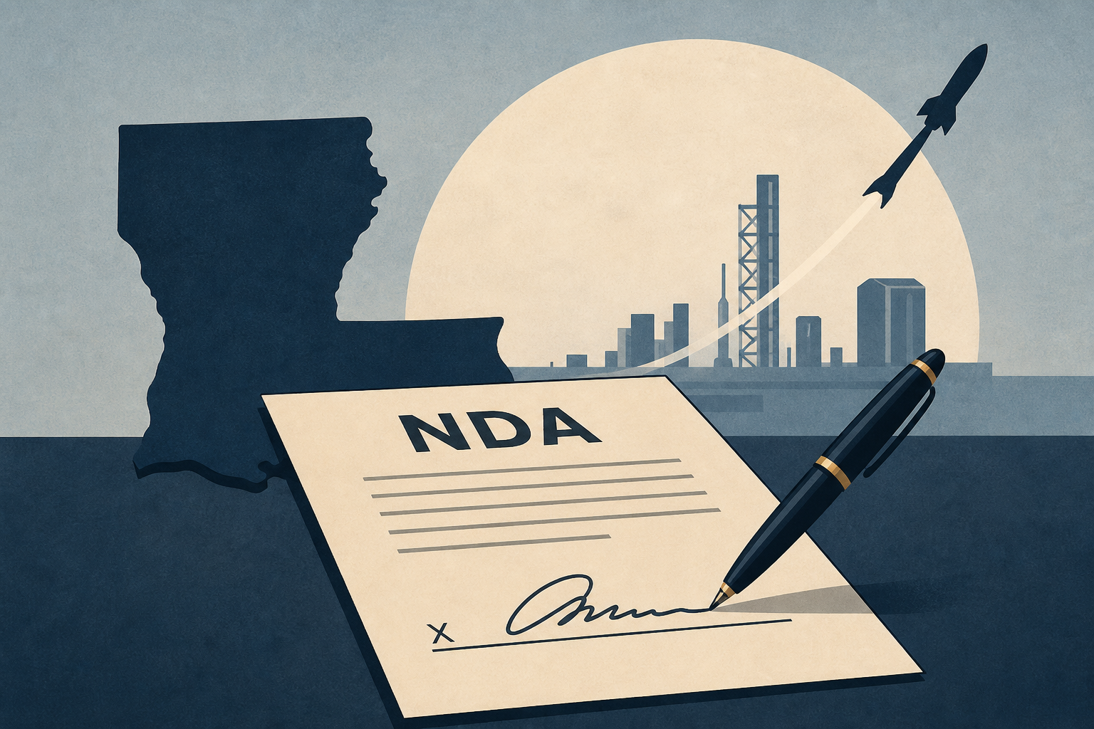 These Louisiana officials signed NDAs for new SpaceX project