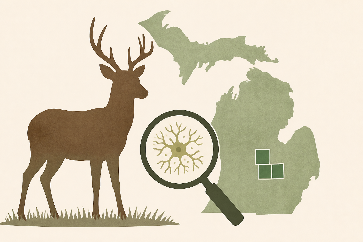 Chronic wasting disease found in farmed deer in 3 Michigan counties