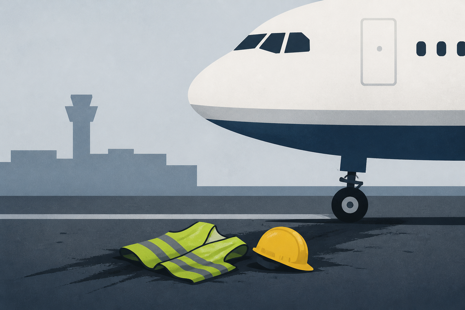 Airport Worker Killed in Collision With Plane