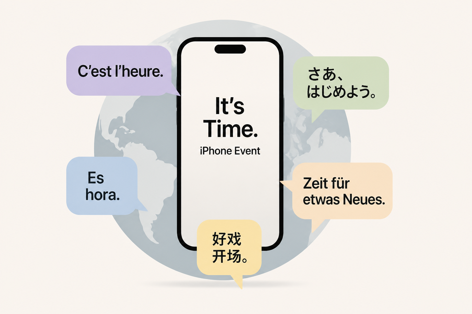 Apple's iPhone Event Tagline is Different in Every Country