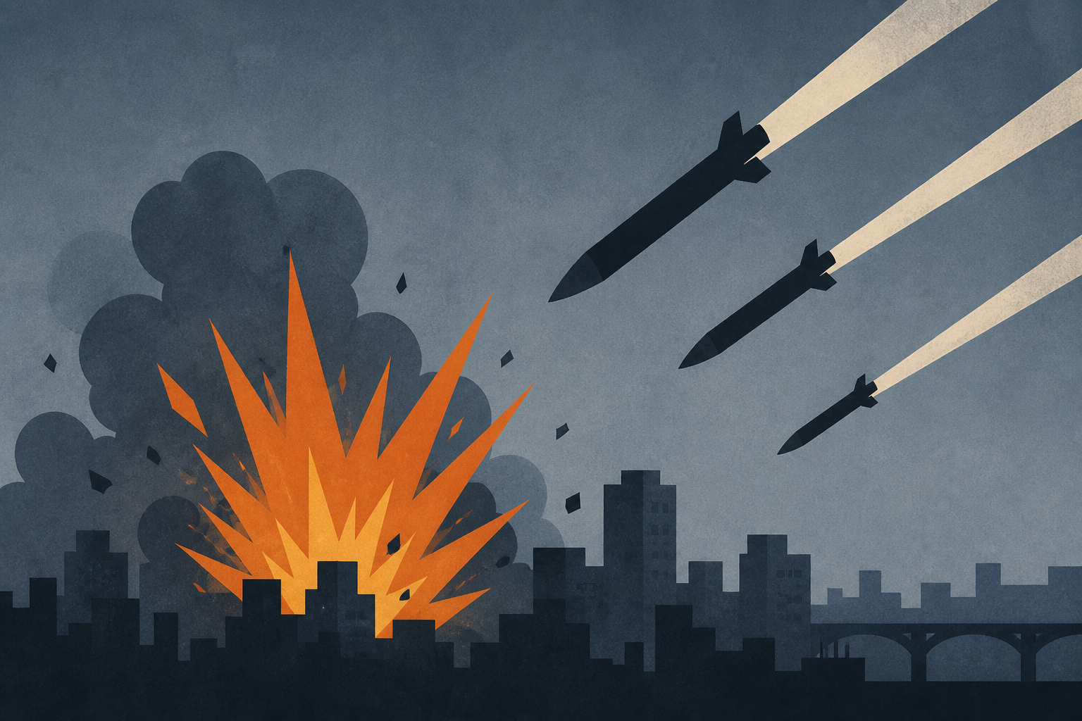 Explosions rock Kyiv as Russia launches ballistic missiles at the capital and other regions across Ukraine, injuring at least 7