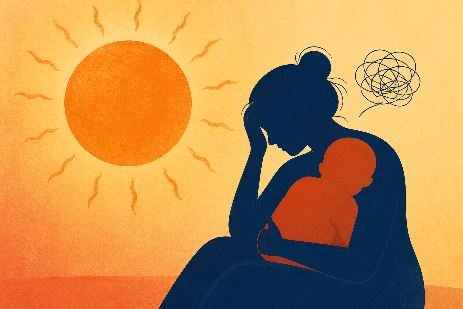 Being a mom is hard - the heat is making it harder