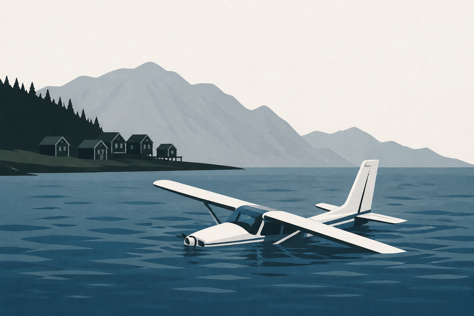 Small plane crashes in water next to remote Alaska coastal town, killing all 4 on board