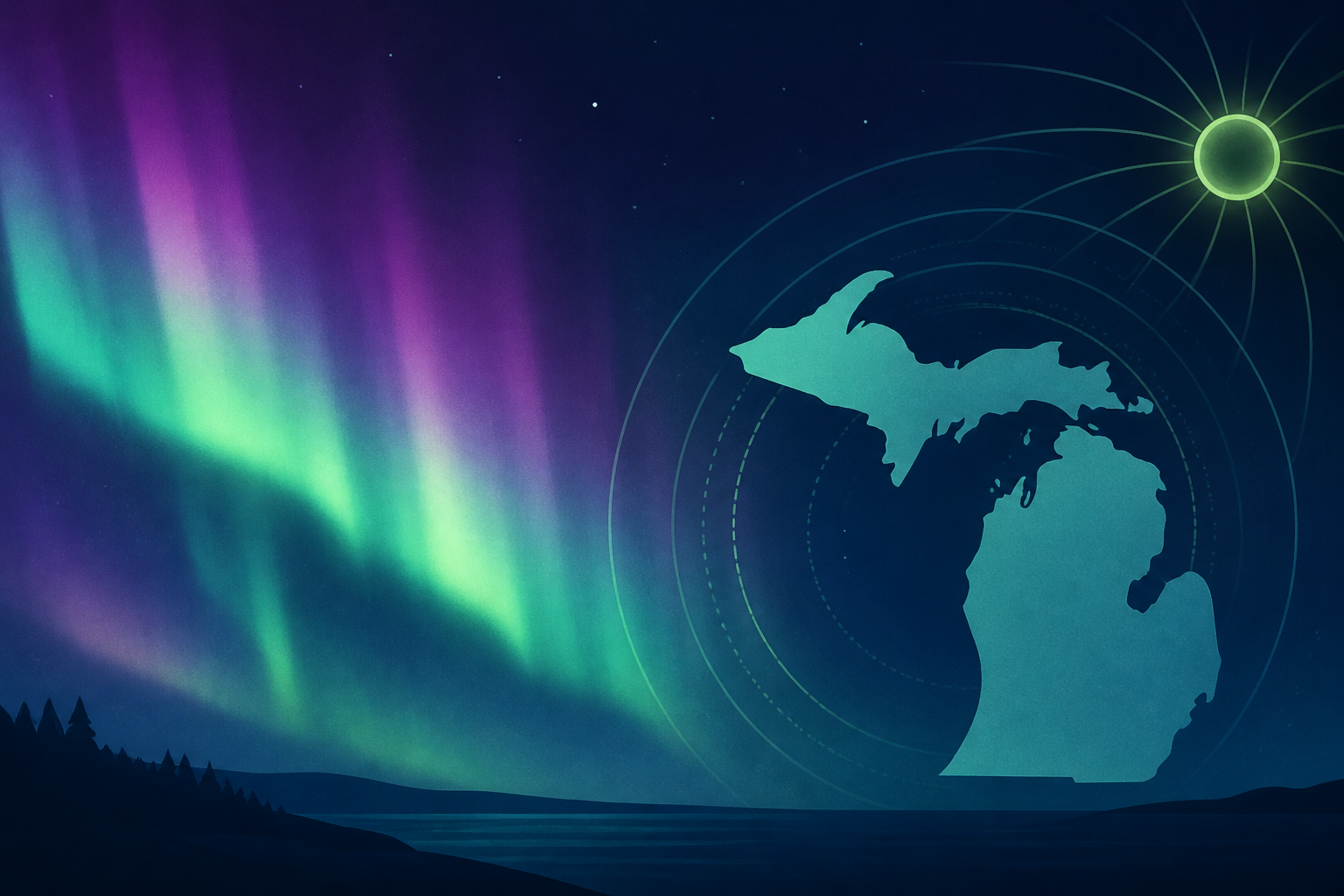 Michigan could see aurora Thursday, Friday. Solar storm watch issued