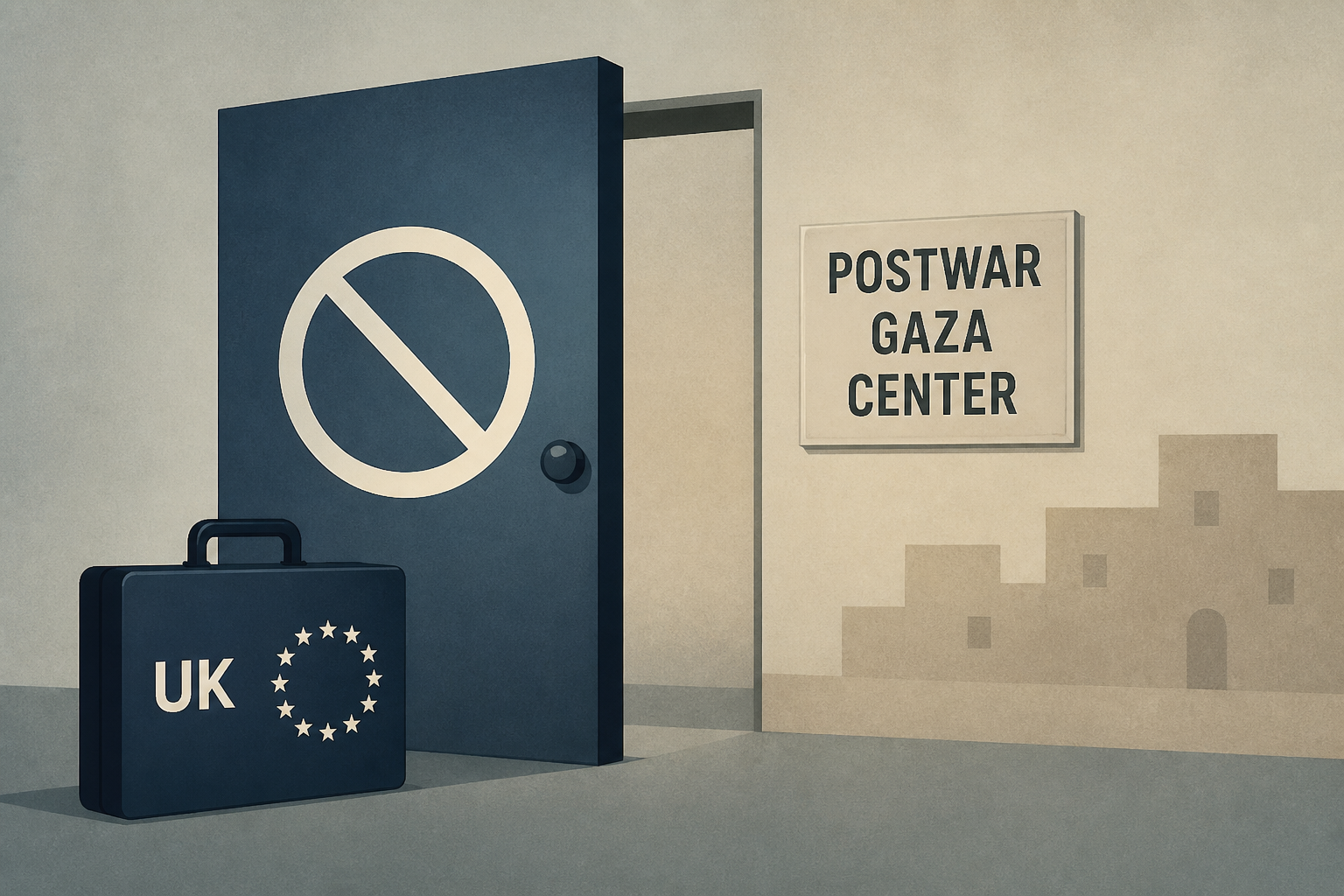 Israel may expel UK and European officials from postwar Gaza center