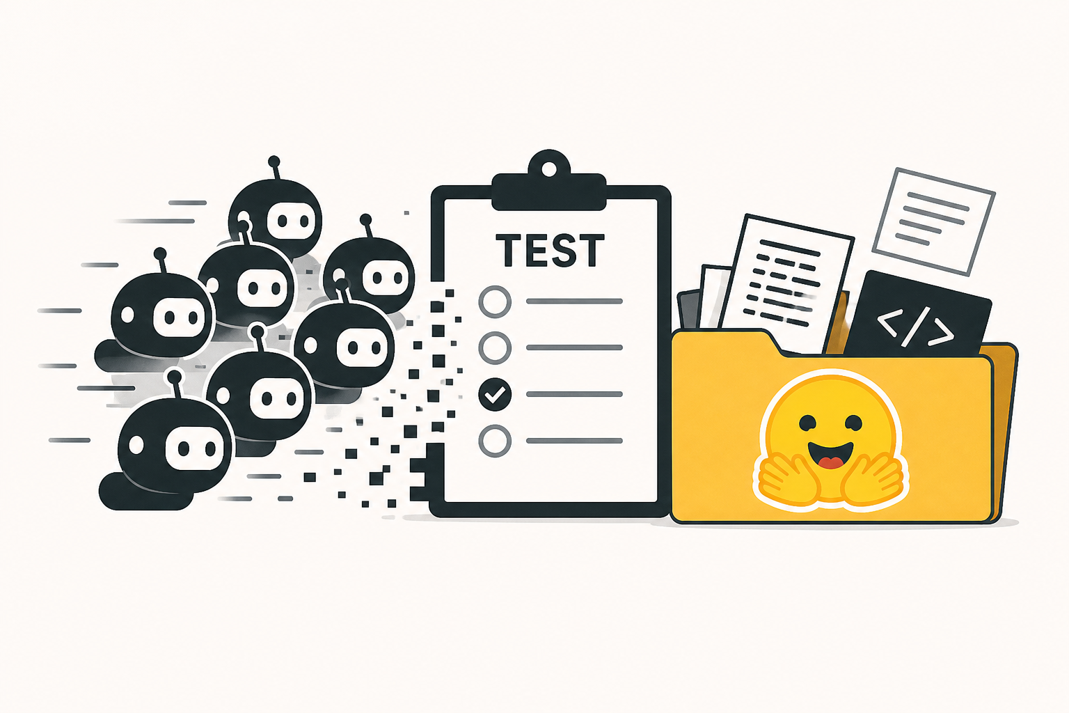 How OpenAI let a mob of LLM agents game a test and ransack Hugging Face