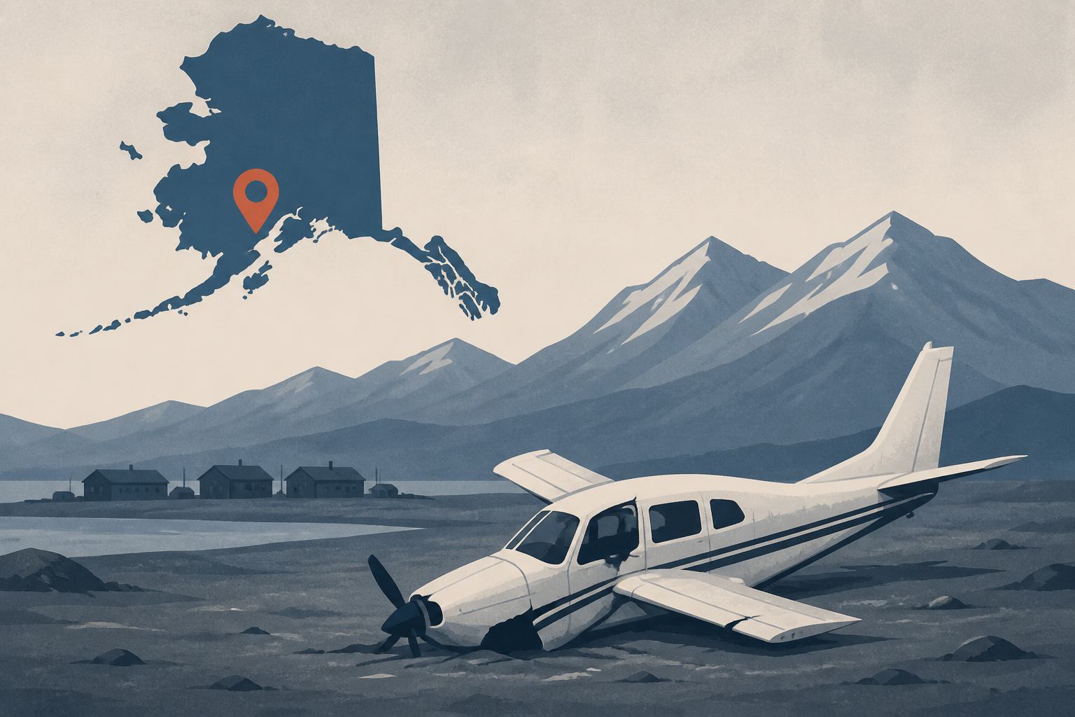4 killed in small plane crash next to remote Alaska town