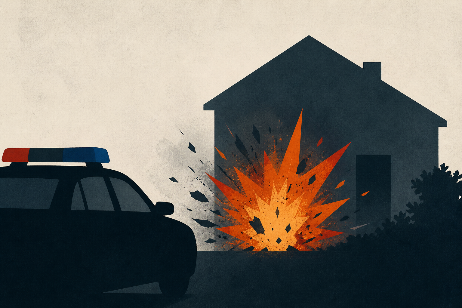 Man dies after detonating explosive device as officers approach Sumner property