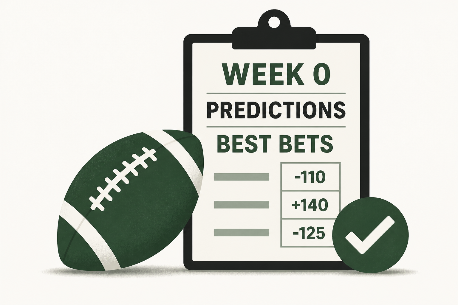 College football odds, picks: Week 0 predictions, best bets today