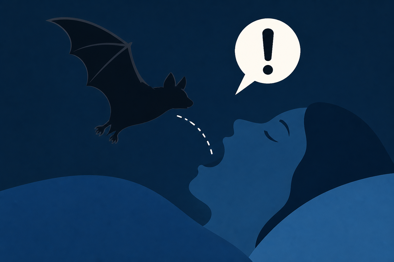 Doctor shares PSA after waking up to a bat trying to get into her mouth