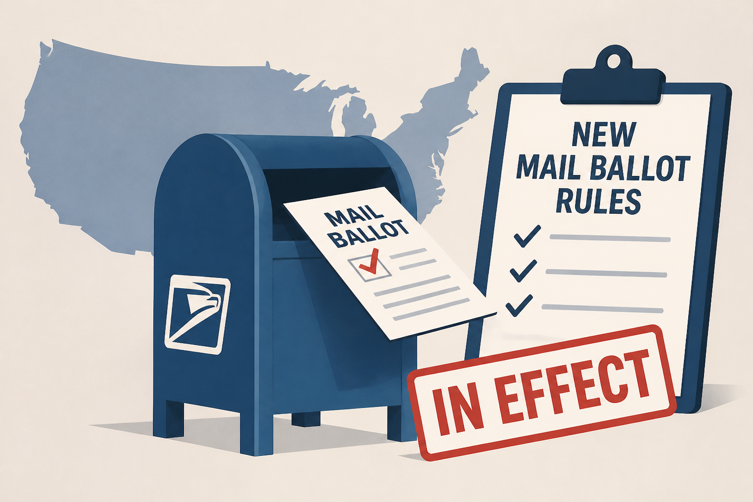 US Postal Service says new mail ballot rules tied to Trump order are in effect