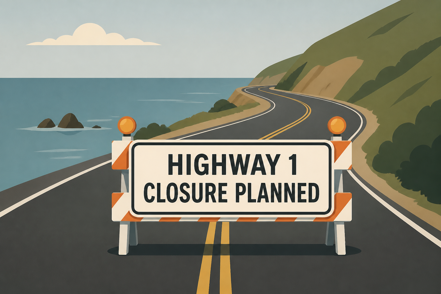 Highway 1 closure planned