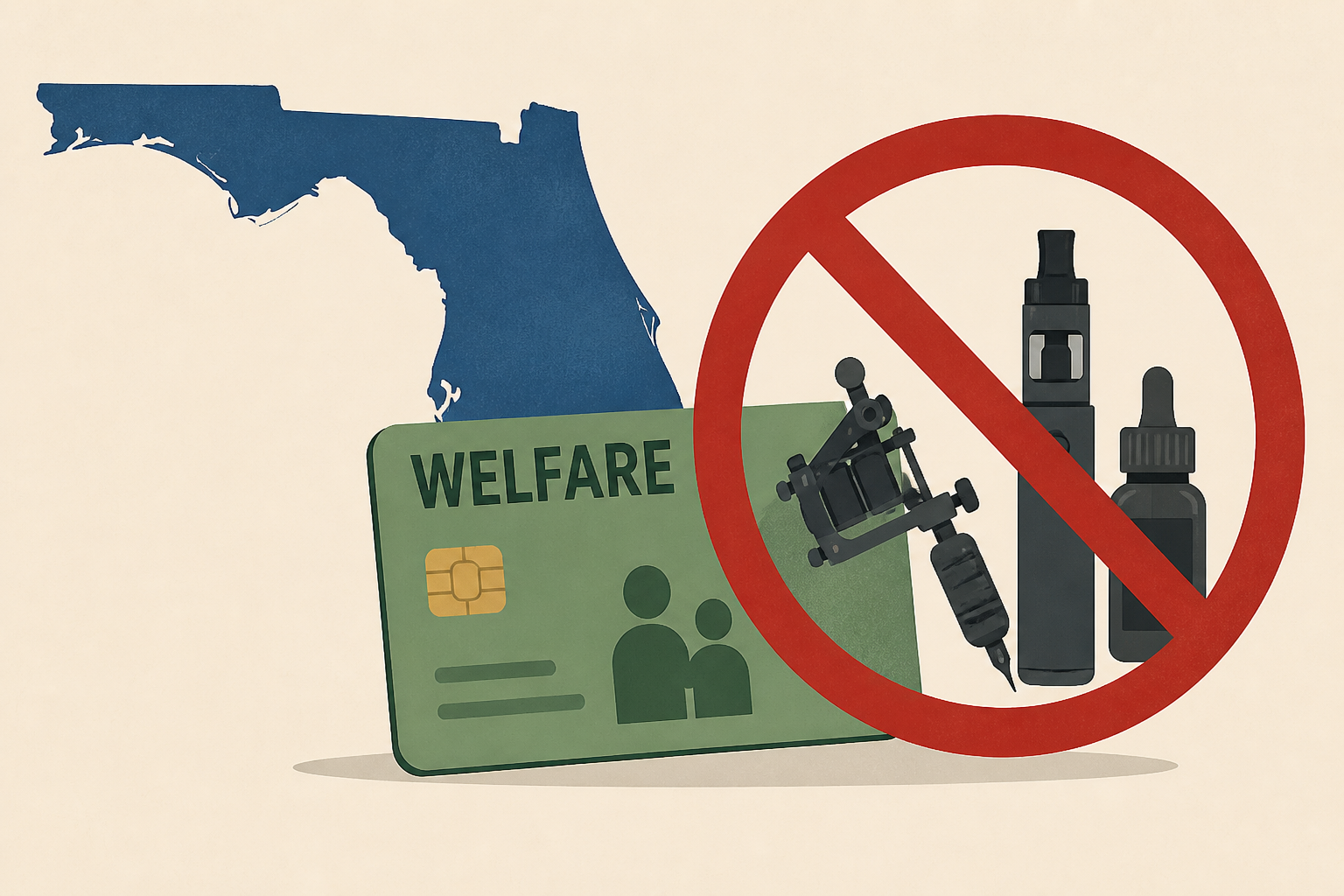 Florida becomes first state to block welfare cash for tattoos, vapes and more