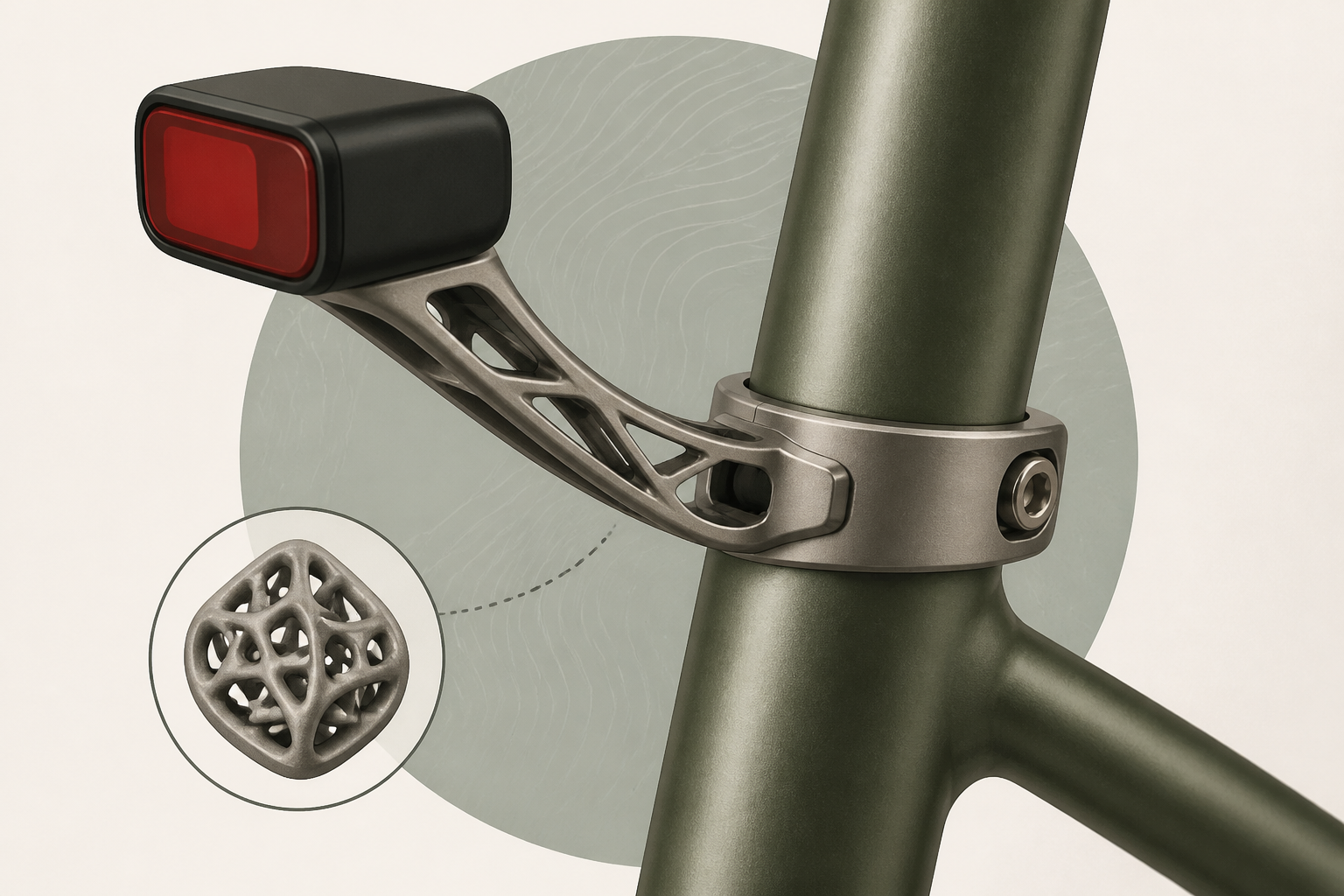 Firefly’s New 3D-Printed Ti Radar Mounts Integrate with Its Ti Seat Collars