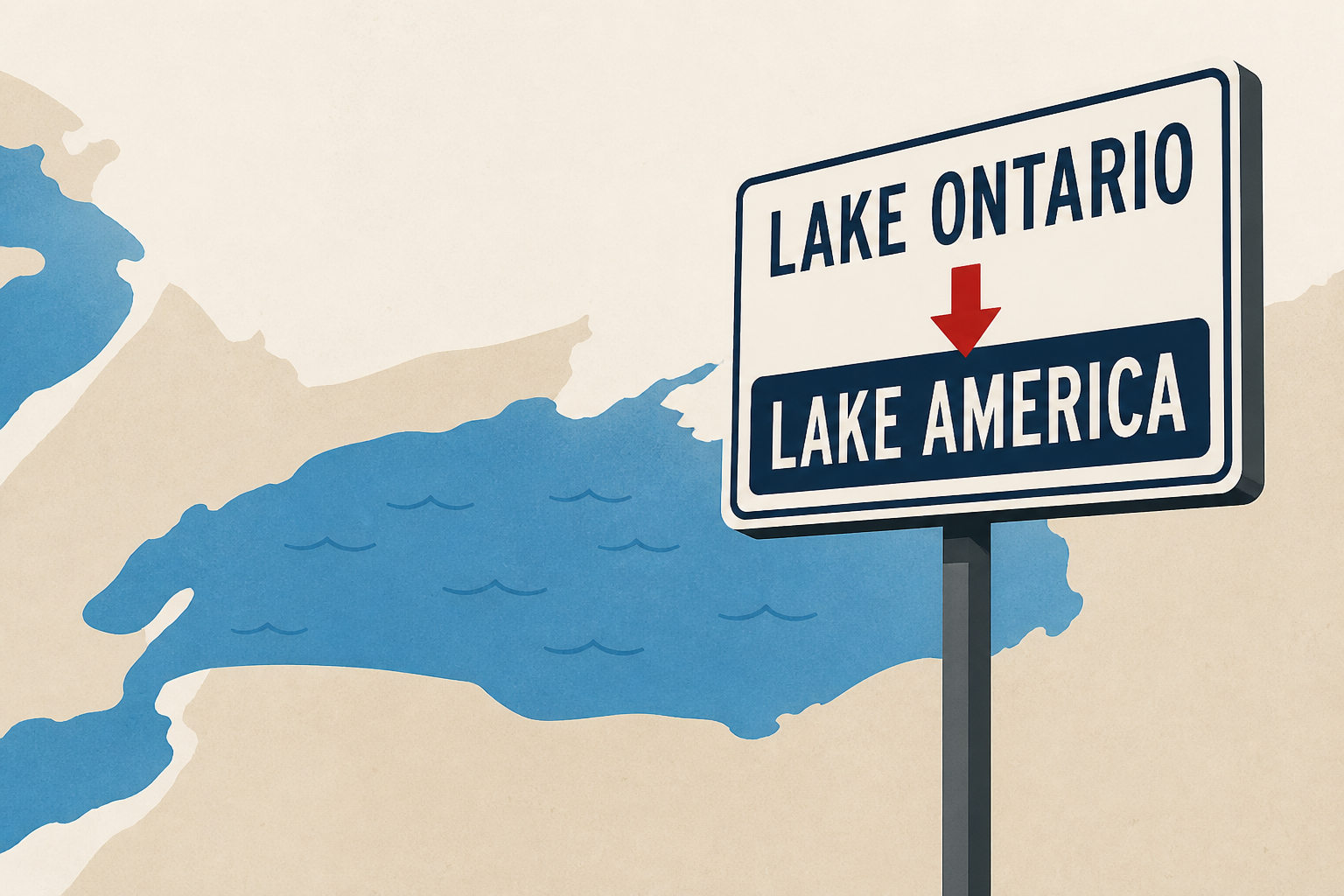 Trump directs federal government to rename Lake Ontario to Lake America