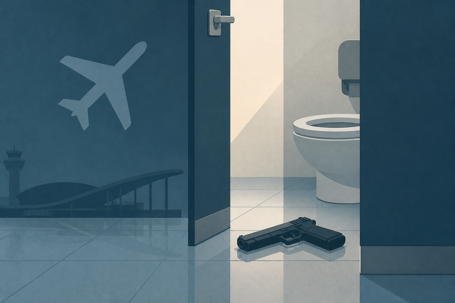 ICE agent's gun found in SFO bathroom