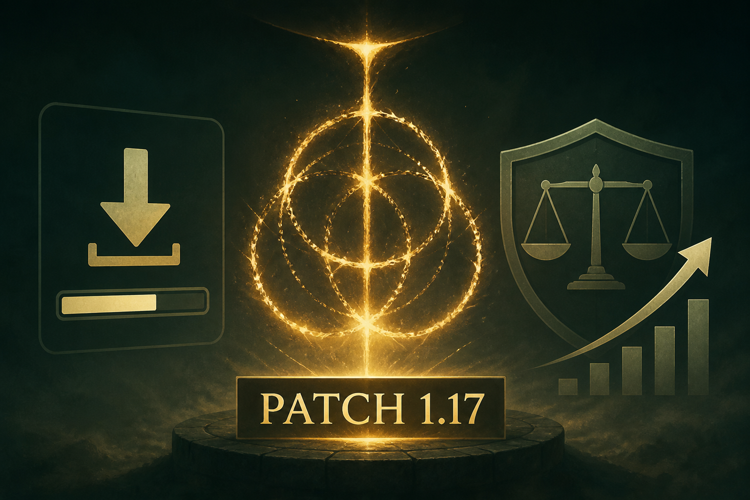 Elden Ring Patch 1.17 is now live bringing support for the Tarnished Pack DLC as well as balance adjustments