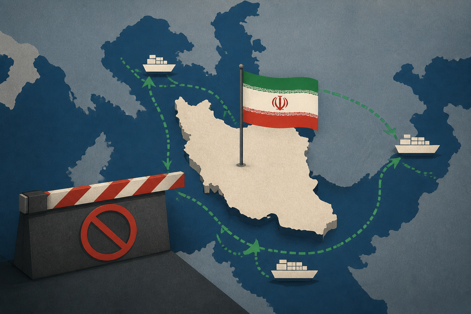Map Shows How Iran Evades Trump’s Blockade Amid ‘Economic D-Day’ Threat