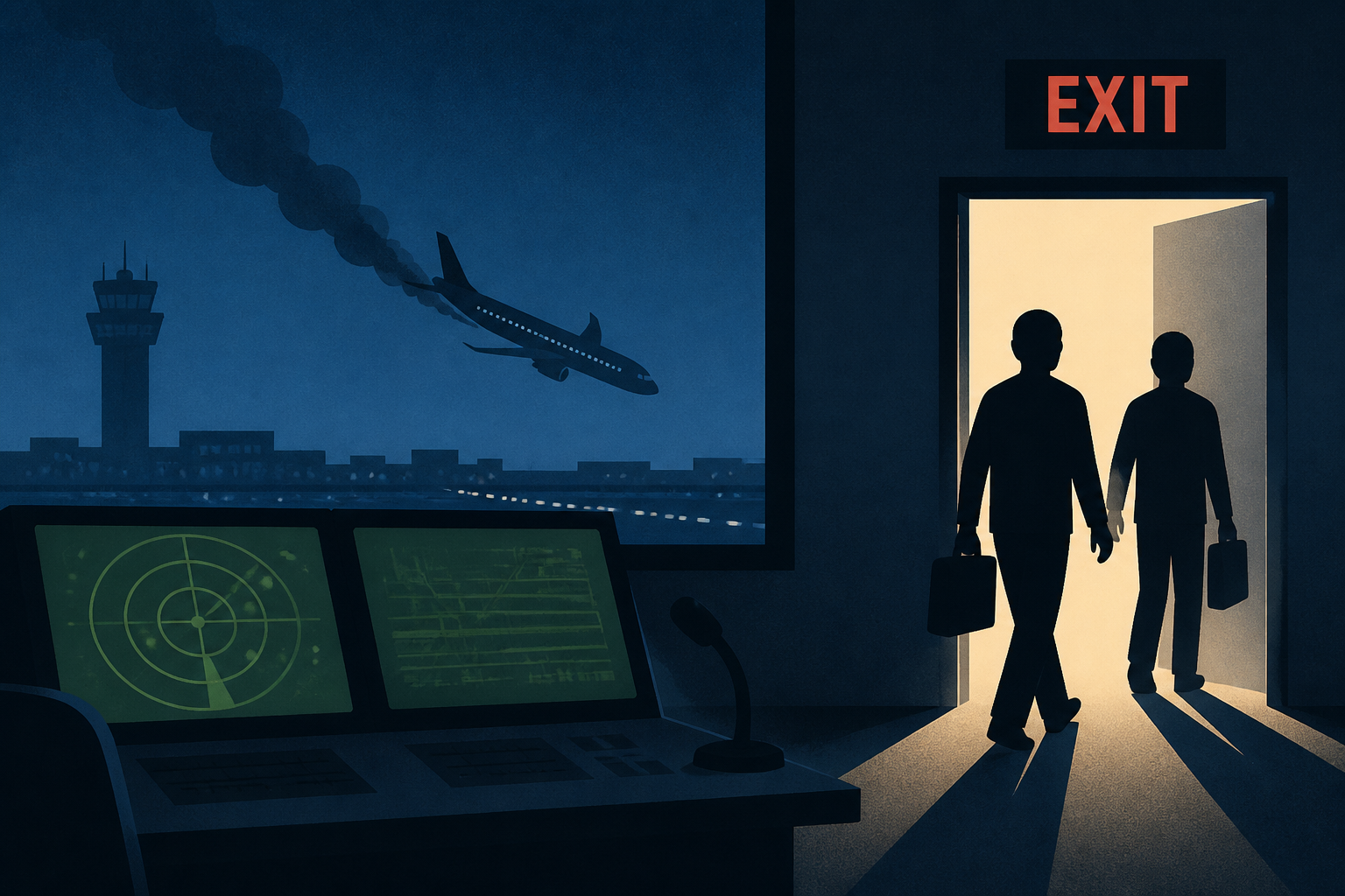 On Night of Deadly Air Canada Crash, Two LaGuardia Controllers Left Early