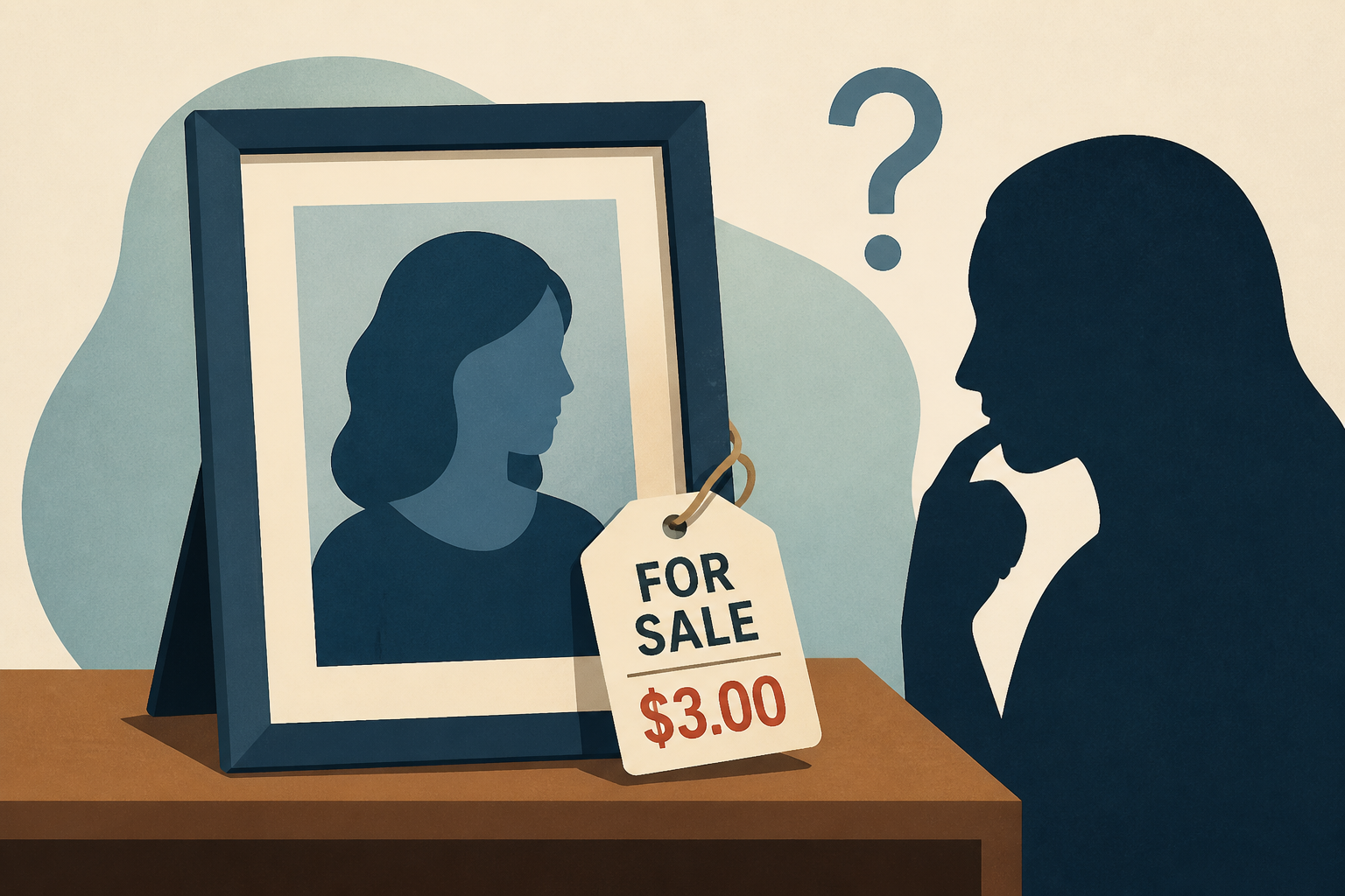 Woman Baffled After She Finds Photo of Herself for Sale at a Thrift Shop (Exclusive)