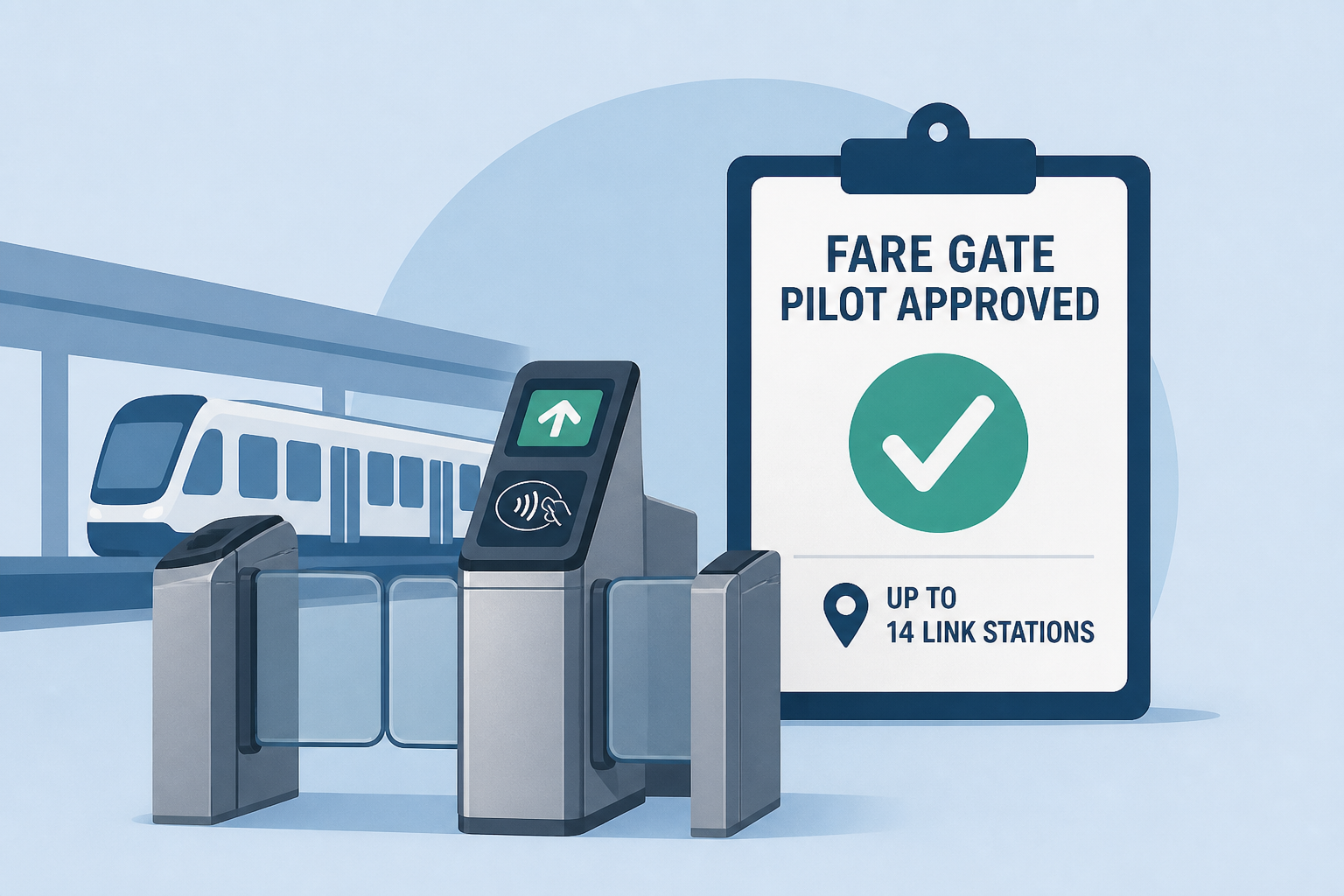 Sound Transit approves fare gate pilot at up to 14 Link stations