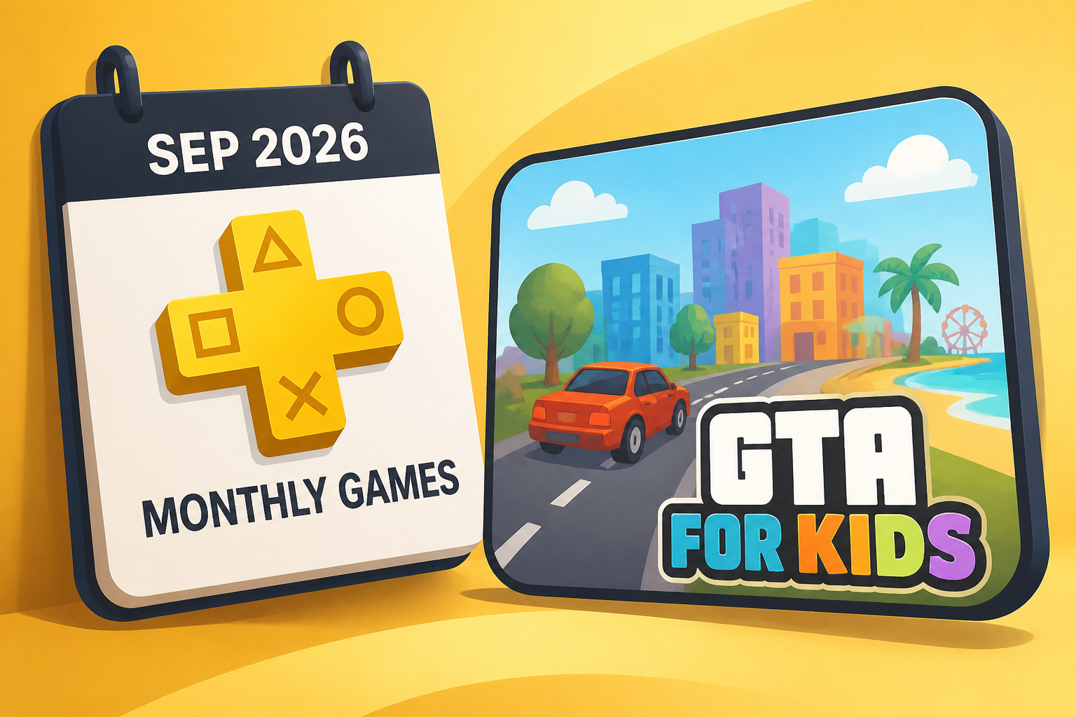 September 2026 PS Plus Monthly Games Include 'GTA For Kids'