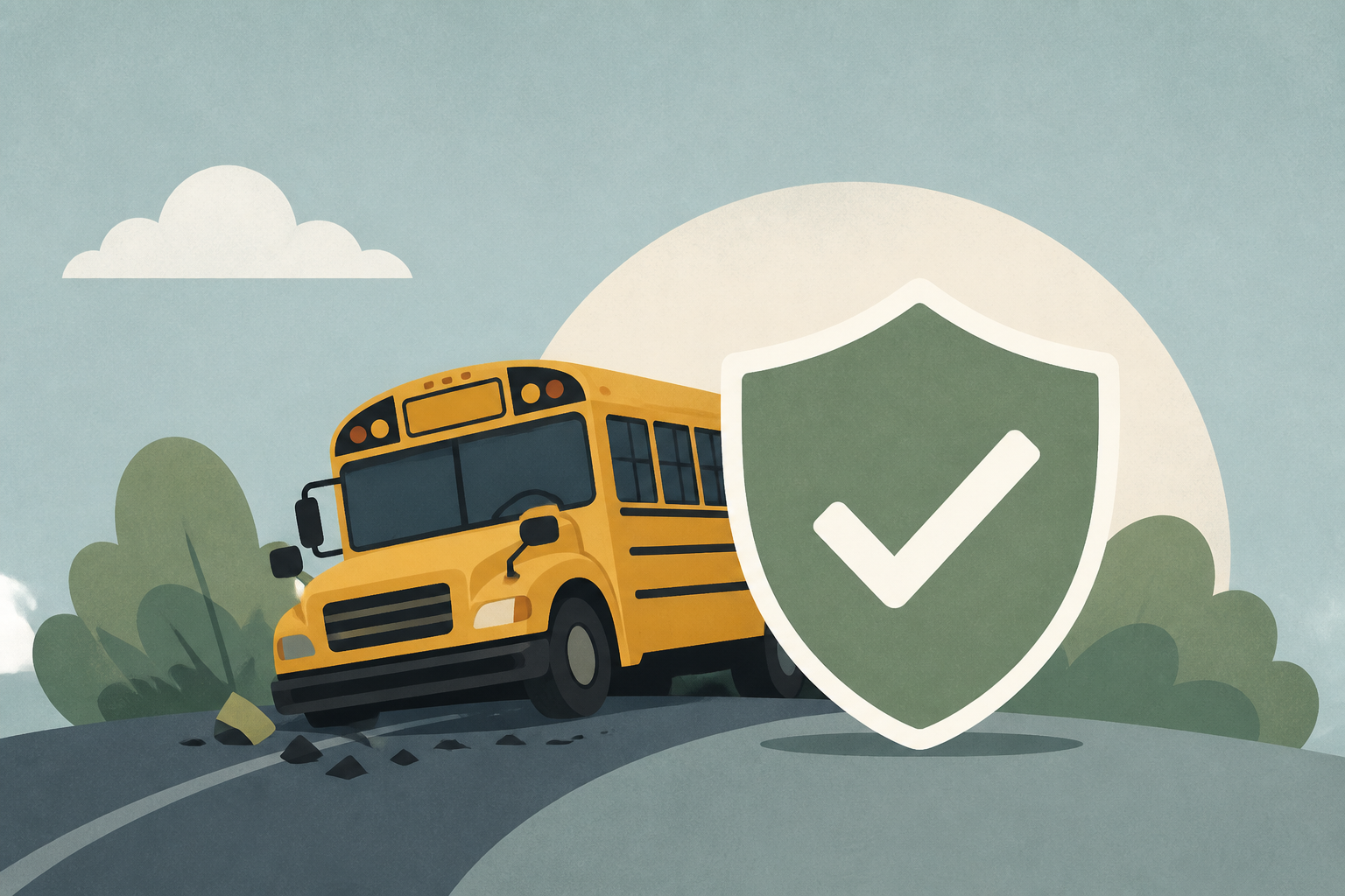 No students hurt after Buncombe County school bus crash