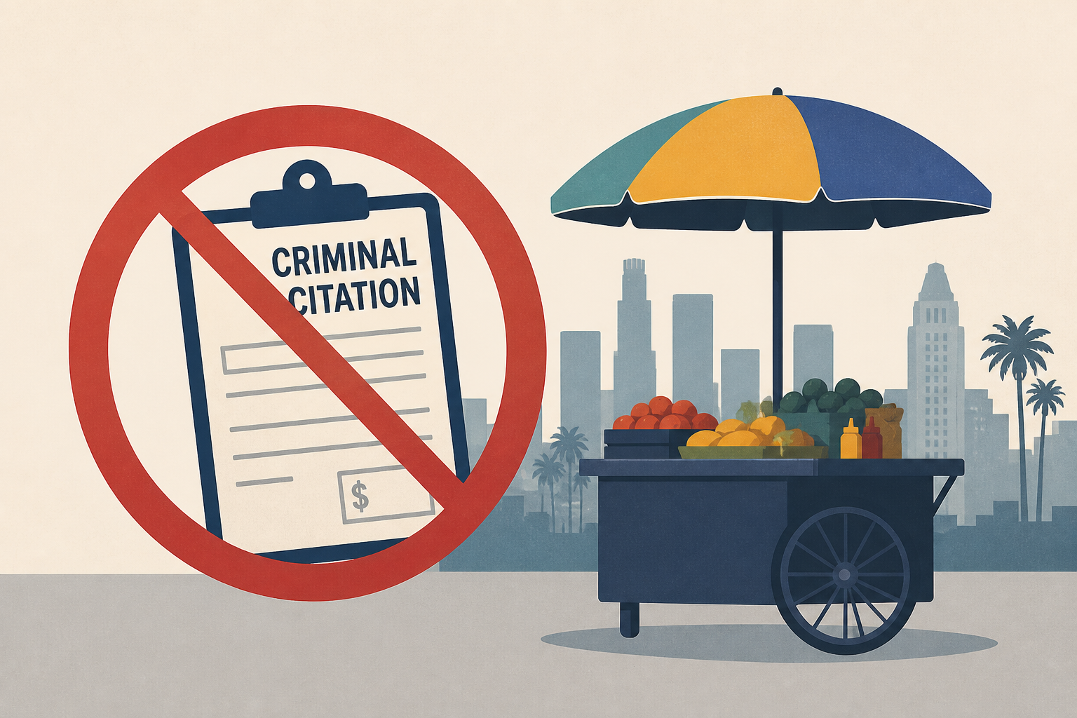 Bass tells LAPD to stop issuing criminal citations to street vendors