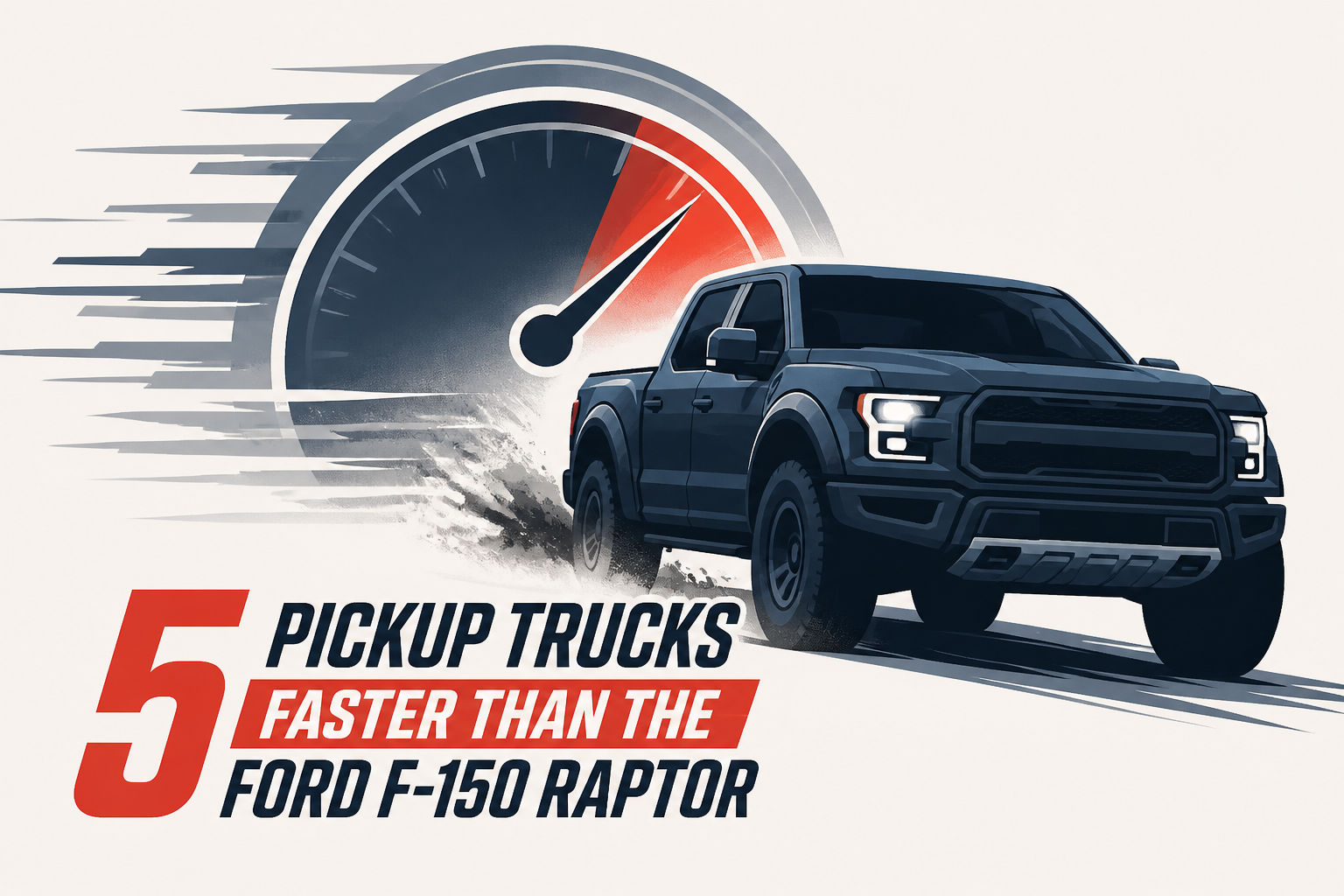 5 Pickup Trucks Faster Than The Ford F-150 Raptor