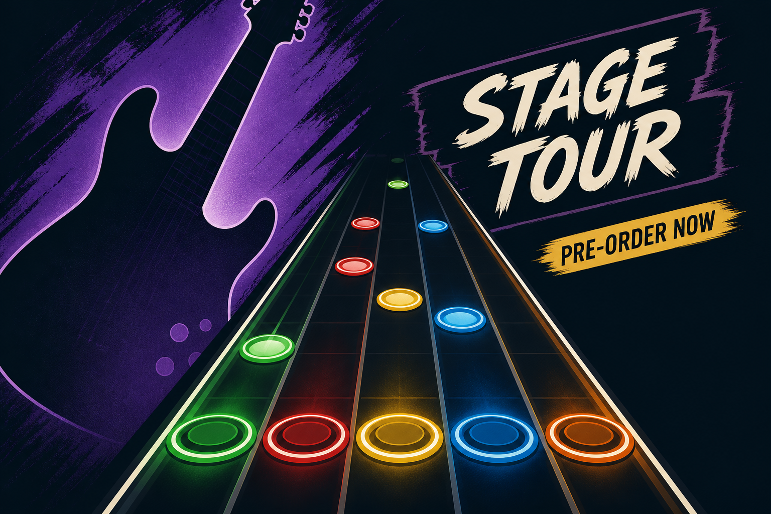 Extreme, the Rolling Stones, The Cure, Paramore, Weezer, Slipknot and Radiohead are all heading to Stage Tour, the new Guitar Hero-style game that's now available for pre-order