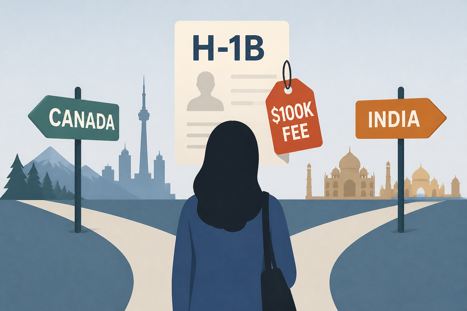 She Gave up on H-1B Amid $100K Fee; Now She's Weighing Canada or India