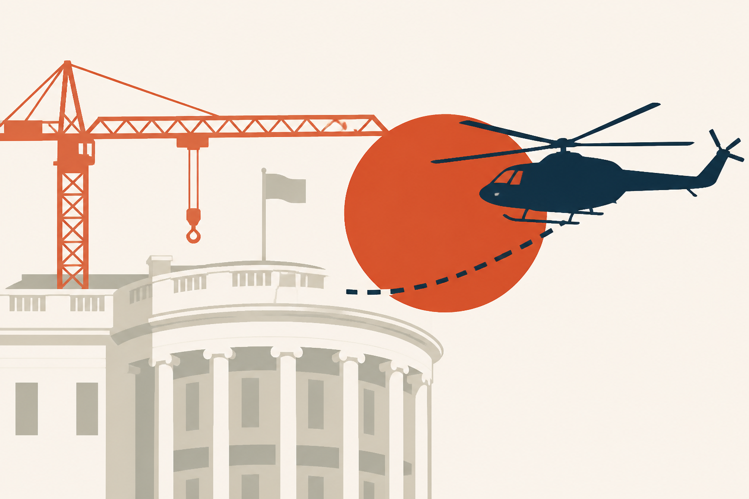 White House construction played part in Trump helicopter incident, safety officials say