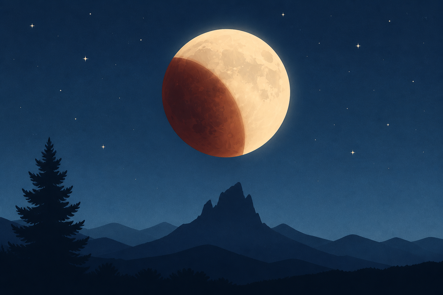 Look up, Central Oregon: Partial lunar eclipse to light up tonight’s sky