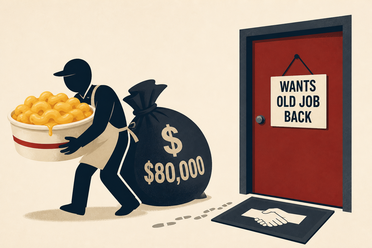 Chick-fil-A worker who stole $80,000 in mac & cheese wants his old job back, as he reveals why he really did it