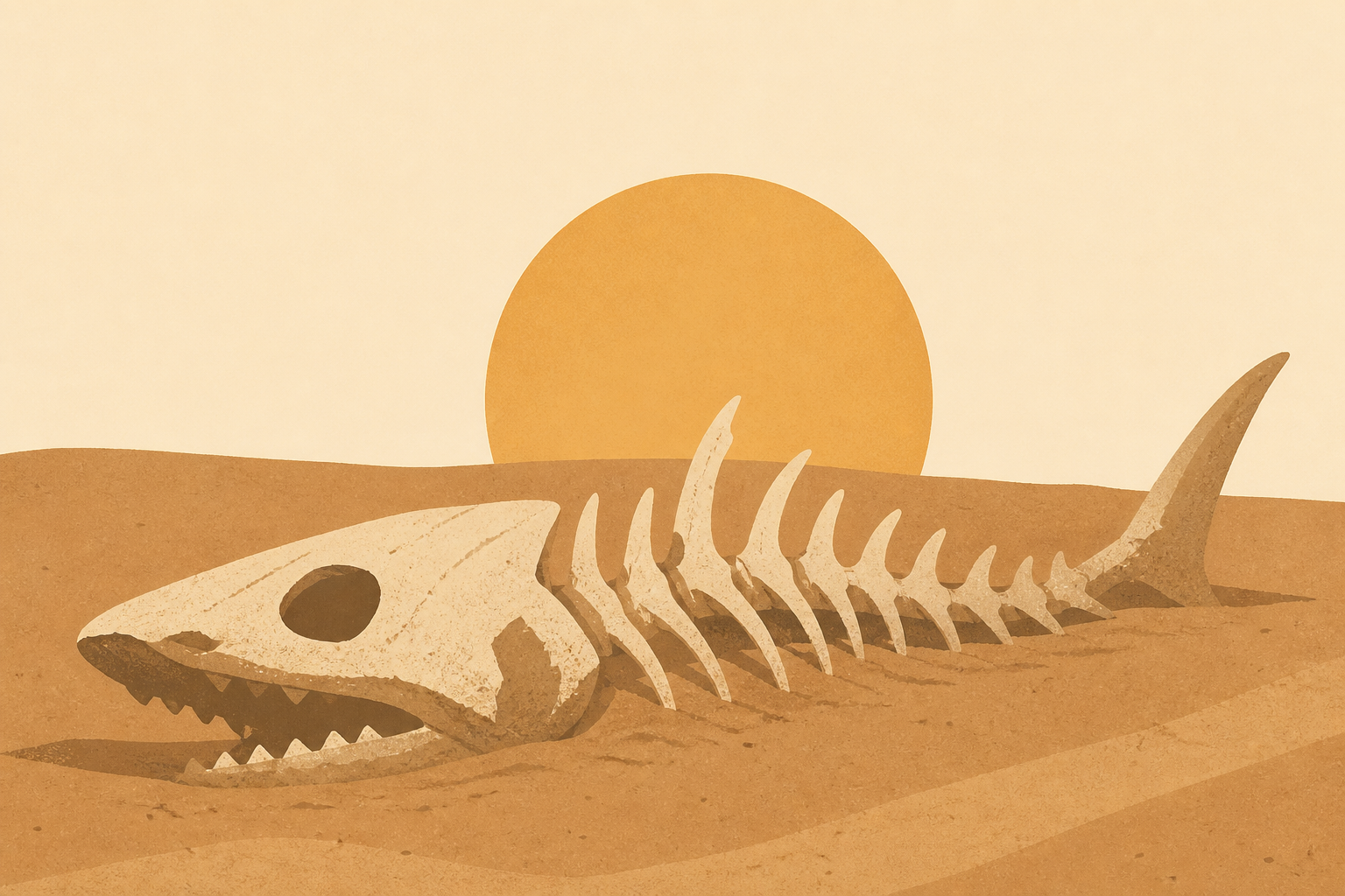 Researchers Find Shark Graveyard-in the Desert