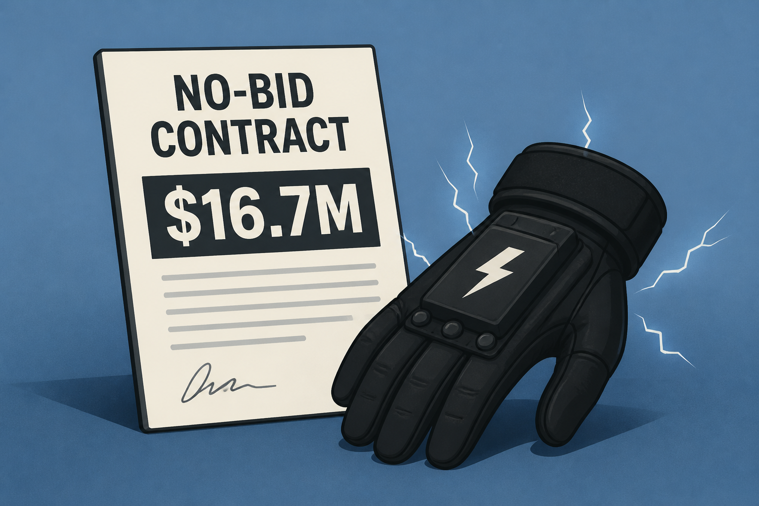 ICE Awards $16.7M No-Bid Contract for Shock Gloves