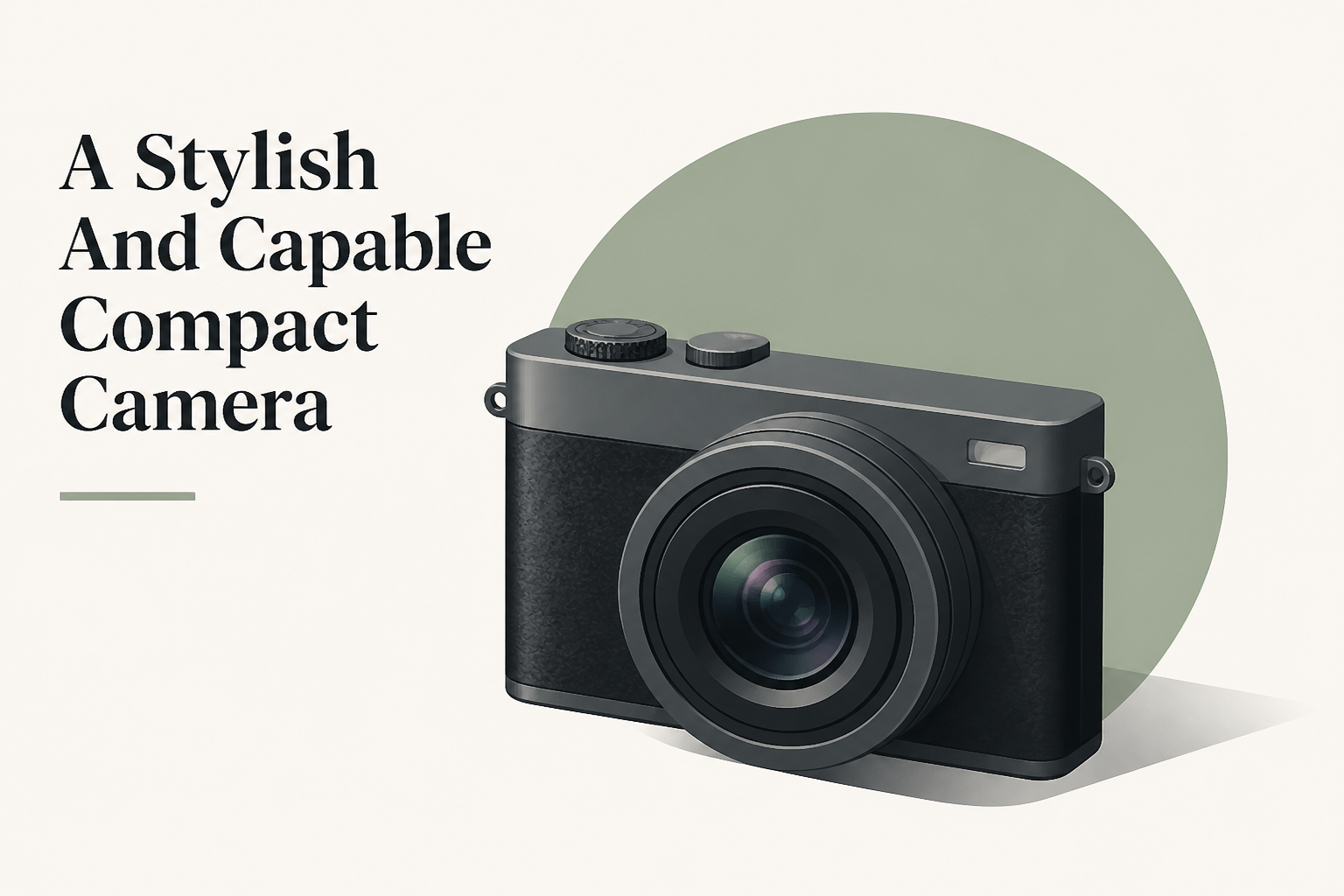 A Stylish And Capable Compact Camera