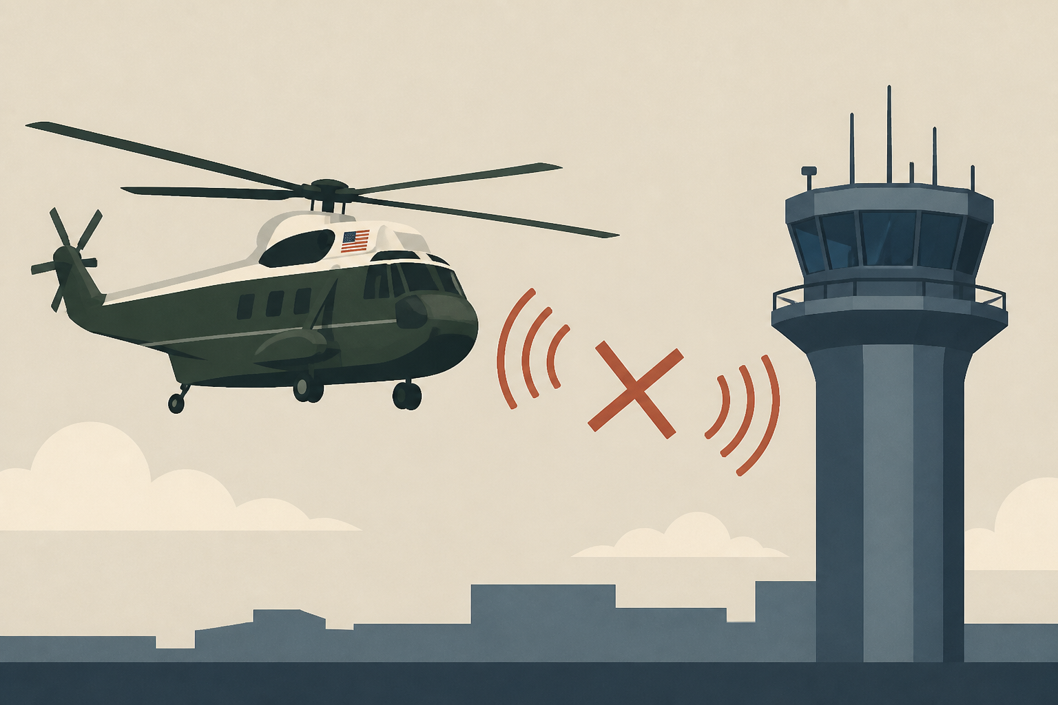 Trump's Marine One helicopter has trouble communicating with air traffic control for second time this month
