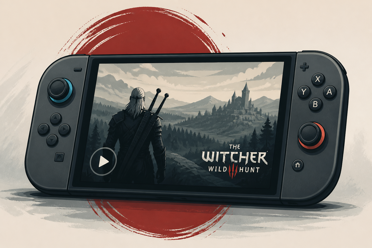 Video: The Witcher 3 Remastered Handheld Gameplay On Switch 2