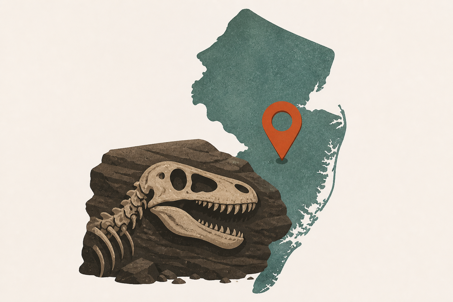 New Jersey's a fossil hotspot, explaining how dinosaurs died : NPR