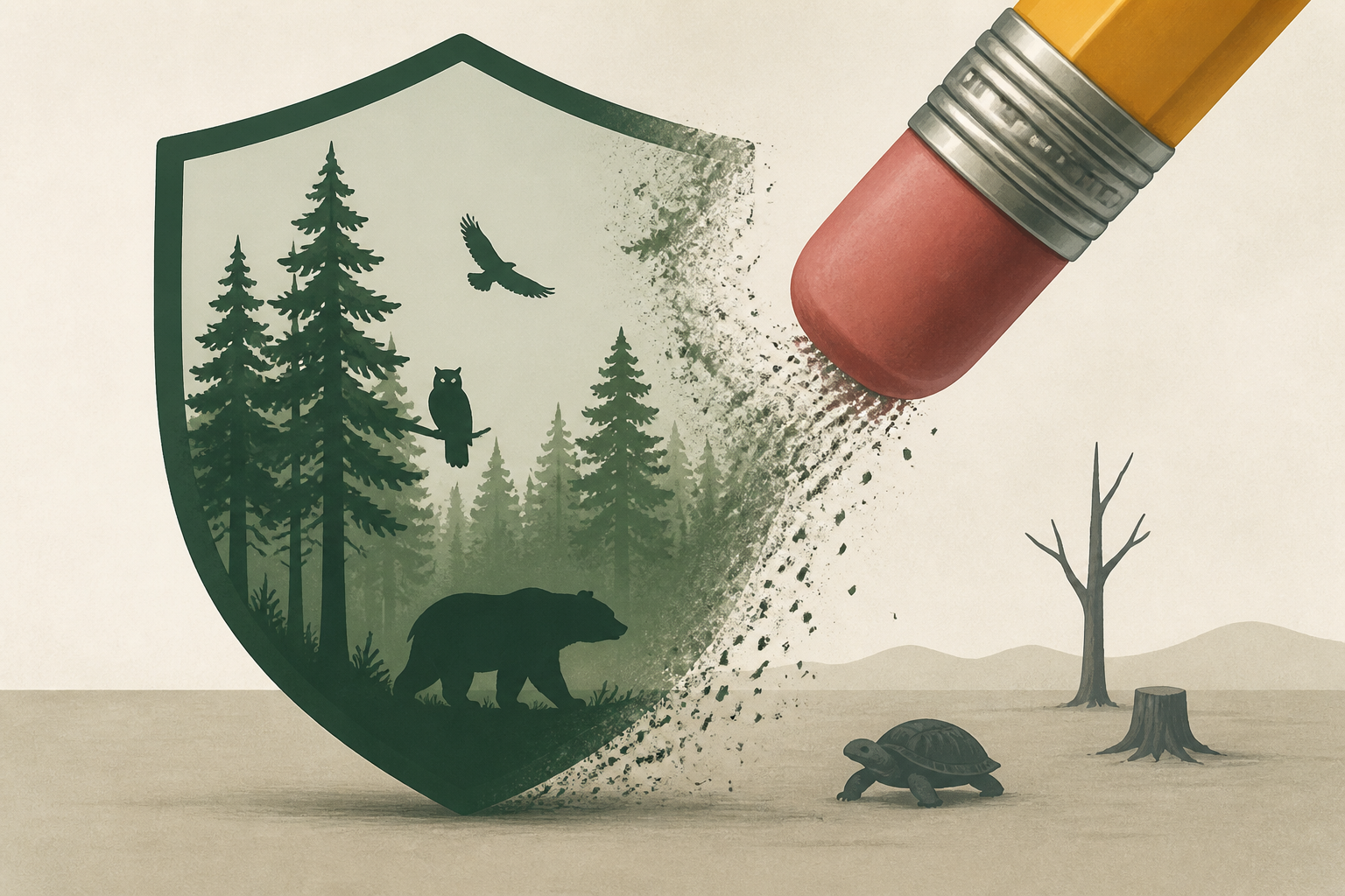 Trump rollback of US forest protections could accelerate extinction of 400 endangered species