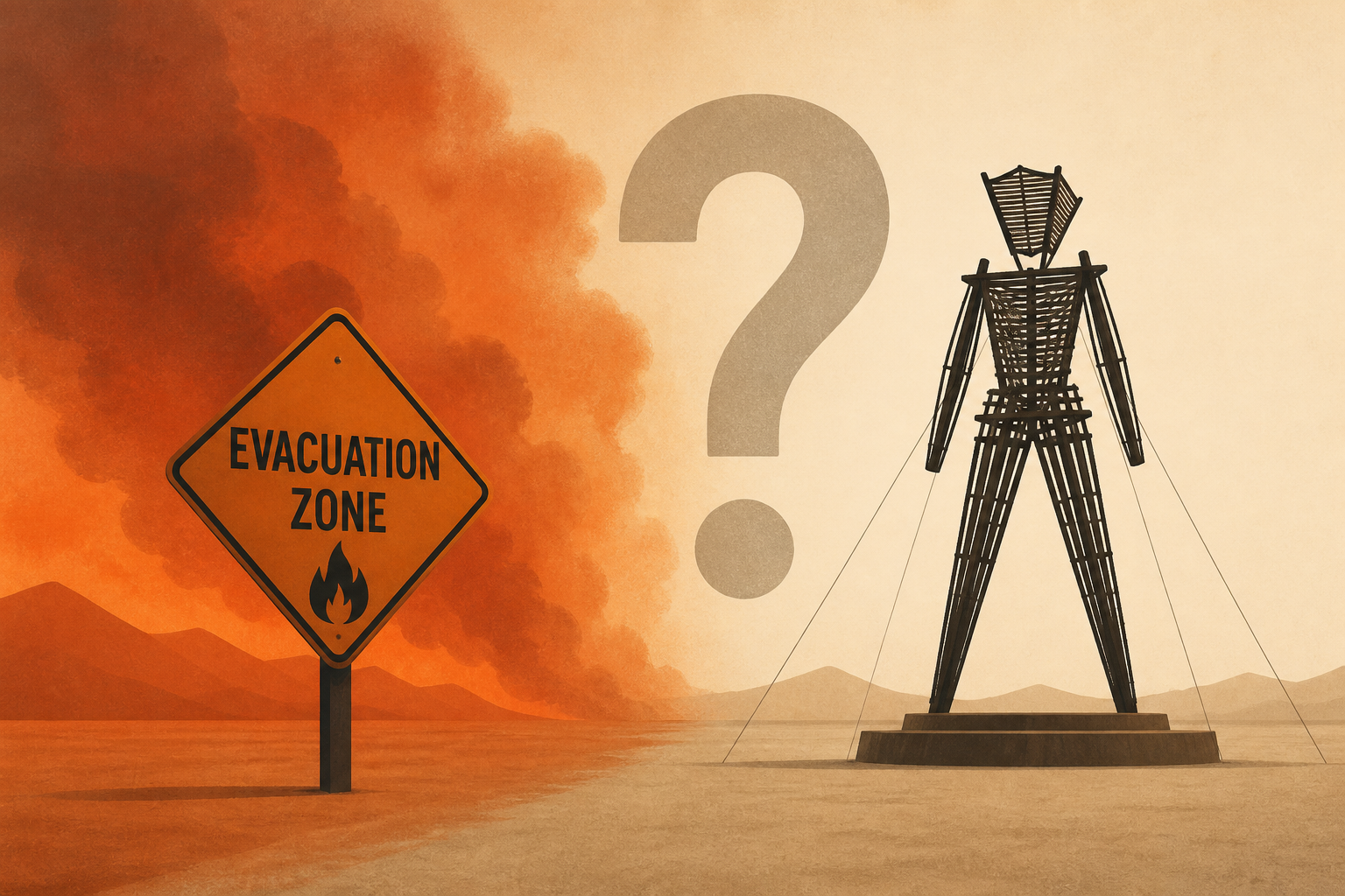 Should Burning Man Proceed in a Fire Evacuation Zone?